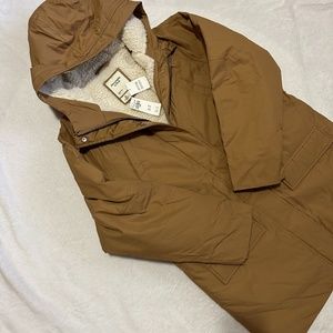 Abercrombie & fitch brown winter jacket